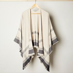 SiiZU OS Poncho Lightweight Wearable Blanket Wrap 100% Low Impact Viscose